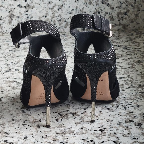 Giuseppe Zanotti heels embellished with crystals EU Sz 40 Mint condition - Picture 6 of 17
